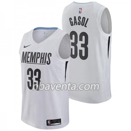 Camiseta Hombre Memphis Grizzlies Marc Gasol 33 Nike City Edition Swingman